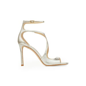 JIMMY CHOO �W�~�[ �`���E ���f�B�[�X �T���_�� AZIA95GLE120011 AZIA 95 CHAMPAGNE LEATHER SANDALS WITH GLITTER Nude & Neutrals IT36 IT37 IT38 IT39 IT40 38.5 38 39 36 37 36.5 �y���������E�֐ō��z
