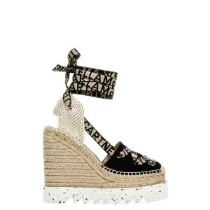 Stella McCartney Xe }bJ[gj[ fB[X T_ 810209N02221073 'Gaia' wedges Black EU39 EU40 EU34 EU35 EU36 EU37 EU38 EU41 EU42 37 39 38 40 36 41 35 yE֐ōz