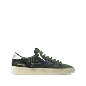 Golden Goose �S�[���f���O�[�X �����Y �X�j�[�J�[ GMF00333F00810435954 STARDAN SUEDE SNEAKERS WITH NAPPA LEATHER STAR AND SIGNATURE DETAIL 35954 GREEN/BLUE/WHITE 40 41 42 43 44 45 �y���������E�֐ō��z