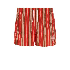 FENDI �t�F���f�B �����Y �A���_�[�E�F�A FXB077AV63F1RVD Printed stretch nylon swimming shorts Stripped 50 52 54 56 �y���������E�֐ō��z