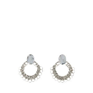 GIVENCHY �W�o���V�B ���f�B�[�X �s�A�X�E�C�������O BF114KF005723 Embellished metal Broken Chandelier earrings Silver onesize �y���������E�֐ō��z