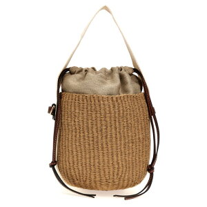 �y�y�V�X�[�p�[�Z�[�� �ő�80%OFF+P2�{~�zChloe �N���G ���f�B�[�X �n���h�o�b�O�E�V�����_�[�o�b�O CHC22SS381G55101 'Woody' small bucket bag Beige onesize IT0 �y���������E�֐ō��z