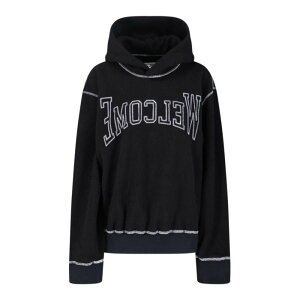 MM6 Maison Margiela �G���G���V�b�N�X ���f�B�[�X �X�E�F�b�g�E�t�[�f�B�[ S52GU0243M20126900 Logo hooded sweatshirt Black L M �y���������E�֐ō��z