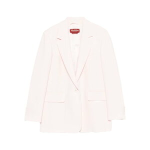 Max Mara Studio �}�b�N�X�}�[�� �X�e���f�B�I ���f�B�[�X �u���U�[�E�W���P�b�g 2616041025600052 Max Mara Studio Jackets Pink Light and natural 40 42 44 �y���������E�֐ō��z