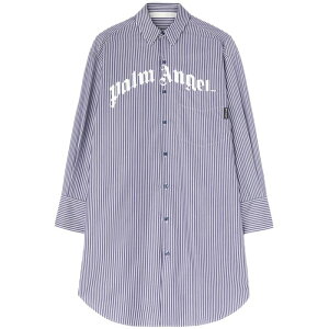 Palm Angels �p�[���G���W�F���X ���f�B�[�X �����s�[�X�E�h���X�E�I�[���C������ PWDG002S25FAB0014603 Palm Angels Dresses Blue Blue and green 40 36 38 42 �y���������E�֐ō��z