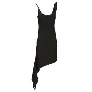 Courreges �N���[�W�� ���f�B�[�X �����s�[�X�E�h���X�E�I�[���C������ 125CRO538PL01479999 Scarf dress Black FR36 FR38 FR30 FR32 FR34 FR40 FR42 FR44 FR46 FR48 FR50 FR52 FR54 38 36 34 �y���������E�֐ō��z