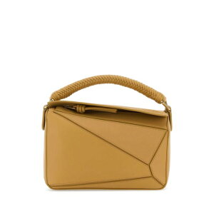 LOEWE ���G�x ���f�B�[�X �n���h�o�b�O�E�V�����_�[�o�b�O A510S21XAESAHARA Beige leather small Puzzle handbag Beige o Tan onesize �y���������E�֐ō��z