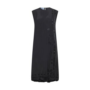 Prada �v���_ ���f�B�[�X �����s�[�X�E�h���X�E�I�[���C������ P3N70ROOO15YKF0002 Prada Dresses Black Blacks and greys 40 42 �y���������E�֐ō��z