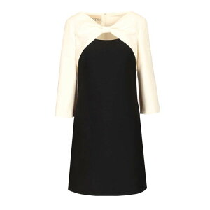 Valentino Garavani ���@�����e�B�m ���f�B�[�X �����s�[�X�E�h���X�E�I�[���C������ 8B3VAJ061CF0NA Mini cut-out crepe dress Black IT34 IT36 IT38 IT40 IT42 IT44 IT46 IT48 IT50 IT52 IT54 40 42 44 �y���������E�֐ō��z
