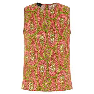 ETRO �G�g�� ���f�B�[�X �^���N�g�b�v�E�L���~�\�[�� WRJA001999SASZ0X0896 'Paisley Foliage' top Multicolor IT42 IT44 IT46 IT48 48 44 46 42 40 �y���������E�֐ō��z