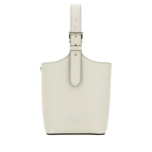 Prada �v���_ ���f�B�[�X �n���h�o�b�O�E�V�����_�[�o�b�O 1BE090NZVF0LH8 White leather shoulder bag White onesize �y���������E�֐ō��z