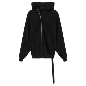 Rick Owens DRKSHDW ���b�N �I�E�G���X �_�[�N�V���h�E �����Y �X�E�F�b�g�E�t�[�f�B�[ DU01F4278RIGP09 'Mountain Hun' hoodie Black onesize �y���������E�֐ō��z