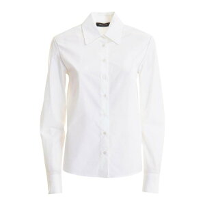 FABIANA FILIPPI �t�@�r�A�i�t�B���b�s ���f�B�[�X �V���c�E�u���E�X CAD264F233D650M46621 Shirt White 38 �y���������E�֐ō��z