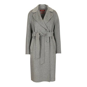 Max Mara Studio �}�b�N�X�}�[�� �X�e���f�B�I ���f�B�[�X �R�[�g 2526016041600675027 Double-breasted cashmere and wool coat Grey IT34 IT36 IT38 IT40 IT42 IT44 IT46 IT48 IT50 IT52 IT54 �y���������E�֐ō��z