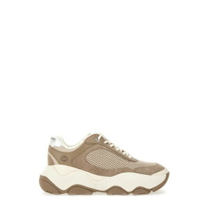 MICHAEL MICHAEL KORS �}�C�P���E�}�C�P���E�R�[�X ���f�B�[�X �X�j�[�J�[ 43T5ATFS2S115BIRCH "ATLAS" LEATHER SNEAKER DOVE 71/2 81/2 7 8 6 9 �y���������E�֐ō��z
