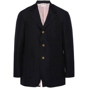 Thom Browne �g���E�u���E�� �����Y �u���U�[�E�W���P�b�g MJU568AF0582415 Thom Browne Jackets Blue Blue and green 3 2 4 5 �y���������E�֐ō��z