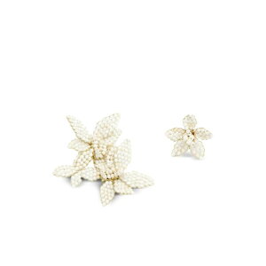 Isabel Marant �C�U�x�� �}���� ���f�B�[�X �s�A�X�E�C�������O BL0279FAD1B17B23EC LOLI ASYMMETRICAL FLOWER-SHAPED EARRINGS 23EC ECRU onesize �y���������E�֐ō��z