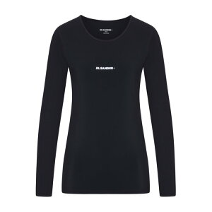 Jil Sander �W���T���_�[ ���f�B�[�X T�V���c�E�J�b�g�\�[ J40GC0019J20031001 T-SHIRT WIDE NECK Black XS M S L �y���������E�֐ō��z