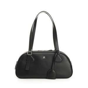 Courreges �N���[�W�� ���f�B�[�X �n���h�o�b�O�E�V�����_�[�o�b�O 325GSA191CR00659999 Medium Friday leather bag Black onesize IT0 �y���������E�֐ō��z