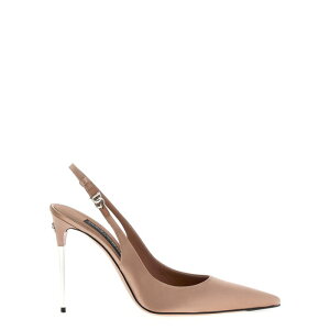 Dolce & Gabbana �h���`�F�K�b�o�[�i ���f�B�[�X �p���v�X�E�n�C�q�[�� CG0776A76308H056 Satin slingbacks Pink 371/2 381/2 36 37 37.5 38 38.5 40 39 41 36.5 39.5 42 �y���������E�֐ō��z