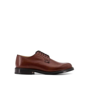 Church's �`���[�` �����Y ���[�X�A�b�v EEB0019ADCF0AXO Shannon string shoe in leather Brown 9.5 9 8.5 8 7 10 �y���������E�֐ō��z