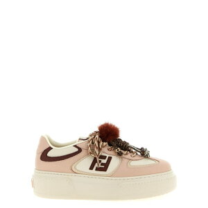 FENDI �t�F���f�B ���f�B�[�X �X�j�[�J�[ 8E8721AY9NF1TPW 'Fendi Match' sneakers Pink 36 37 38 39 40 35 36.5 37.5 38.5 35.5 39.5 �y���������E�֐ō��z