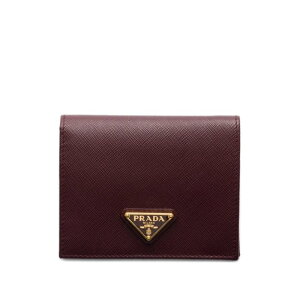 Prada �v���_ ���f�B�[�X ���z�E�J�[�h�P�[�X 1MV204QHHF0007 SMALL SAFFIANO LEATHER WALLET F0007 BORDEAUX onesize �y���������E�֐ō��z