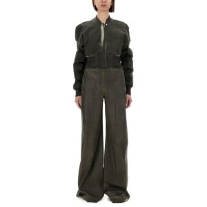 Rick Owens DRKSHDW ���b�N �I�E�G���X �_�[�N�V���h�E ���f�B�[�X �J�W���A���W���P�b�g DS01E3719SCF78 CROPPED BOMBER JACKET FLIGHT JKT GREY M S L �y���������E�֐ō��z