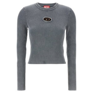 Diesel �f�B�[�[�� ���f�B�[�X �j�b�g�E�Z�[�^�[�E�J�[�f�B�K�� A167350DBDI9DT 'M-Valary-R' sweater Gray XS M S L �y���������E�֐ō��z