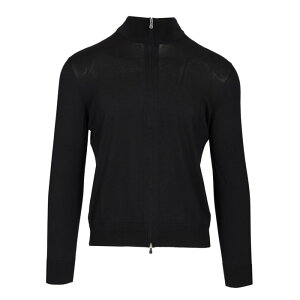 TAGLIATORE ^Ag[ Y jbgEZ[^[EJ[fBK CAGEGSE2506598 Cotton and silk high neck zip sweater Blue 46 48 50 54 56 40 42 44 52 58 60 62 64 yE֐ōz