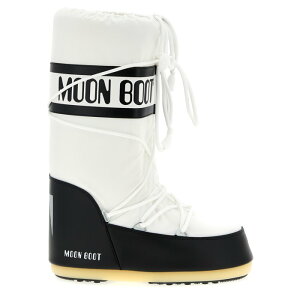 MOON BOOT ���[���u�[�c ���f�B�[�X �u�[�c 80D1400440NA02 'Icon' boots White/Black 35~38 39~41 42~44 35 39 3538 3941 �y���������E�֐ō��z