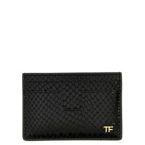 TOM FORD gtH[h Y zEJ[hP[X YM232LCL471G1N001 Snake print card holder Black onesize yE֐ōz