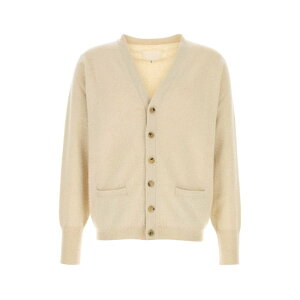 Maison Margiela ] }WF Y jbgEZ[^[EJ[fBK S67HP0030M13031106M Sand cashmere blend cardigan Beige o Tan S M L XL yE֐ōz