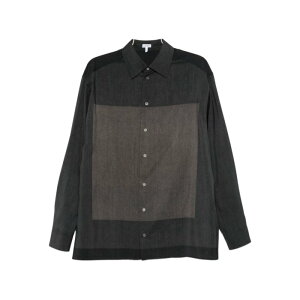 LOEWE ���G�x �����Y �V���c�E�u���E�X H526Y05XAF1114 Loewe Shirts Black Blacks and greys 39 40 41 �y���������E�֐ō��z