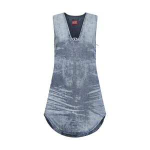 Diesel �f�B�[�[�� ���f�B�[�X �����s�[�X�E�h���X�E�I�[���C������ A21707068TY01 Diesel Dresses Denim Blue and green M S XS L �y���������E�֐ō��z