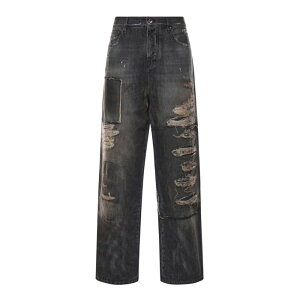AMIRI �A�~�� �����Y �W�[���Y AMBMJE1006680 Carpenter Repaired Baggy Jeans Black 32 34 �y���������E�֐ō��z