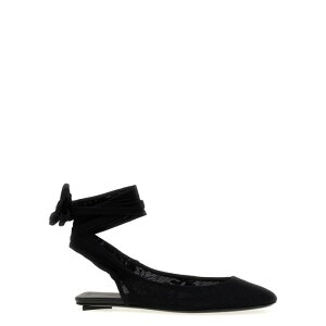 THE ATTICO �W�E�A�e�B�R ���f�B�[�X �t���b�g�V���[�Y 250WSH00793100 'Cloe' ballet flats Black IT37 IT371/2 IT38 IT381/2 IT39 IT391/2 IT40 IT41 37.5 38.5 39 38 37 40 39.5 41 �y���������E�֐ō��z