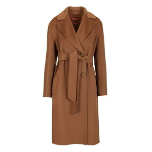 yyVX[p[Z[ ő75%OFF+P2{zMax Mara Studio }bNX}[ XefBI fB[X R[gE_E 2526016041600675007 Double-breasted cashmere and wool coat Brown IT34 IT36 IT38 IT40 IT42 IT44 IT46 IT48 IT50