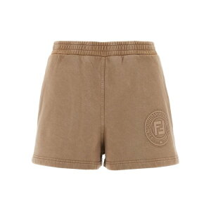 FENDI �t�F���f�B ���f�B�[�X �V���[�g�p���c FR6633ASNHF1RX9 3D 'Fendi Roma' shorts Brown L M S XS �y���������E�֐ō��z