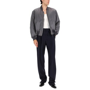 TOM FORD �g���t�H�[�h �����Y �J�W���A���W���P�b�g OBB010FMS071ZIGH8 SILK BOMBER JACKET GREY 48 50 �y���������E�֐ō��z