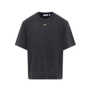 Off-White �I�t�z���C�g �����Y T�V���c�E�J�b�g�\�[ OMAA120S26JER00B0001 Off White Fallen Caravaggio Skate T-Shirt Black M S XL L �y���������E�֐ō��z