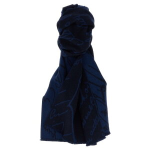 Berluti �x�����b�e�B �����Y �X�J�[�t�E�}�t���[ T29SJ120003N48 'Scritto' scarf Blue onesize �y���������E�֐ō��z