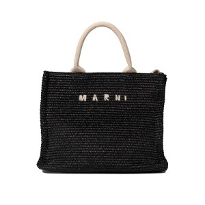 Marni �}���j ���f�B�[�X �g�[�g�o�b�O SHMP0077U0P3860Z1Q44 East/West tote bag Black onesize �y���������E�֐ō��z