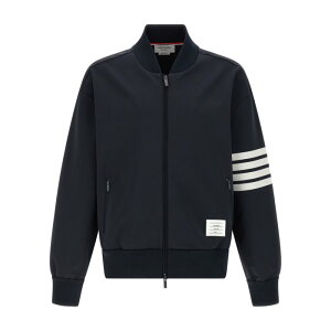Thom Browne �g���E�u���E�� �����Y �J�W���A���W���P�b�g MJT569AJ0242415 Tech viscose bomber jacket Blue 4 5 2 3 �y���������E�֐ō��z