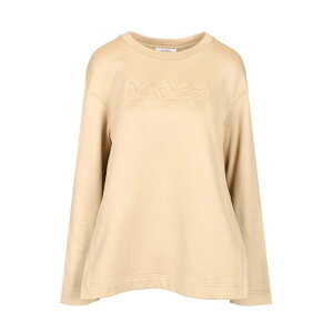 Max Mara �}�b�N�X�}�[�� ���f�B�[�X �X�E�F�b�g�E�t�[�f�B�[ 2521926028600058003 Cotton silk sweatshirt Beige 3XL 4XL 5XL L M S XL XS 2XL 2XS �y���������E�֐ō��z