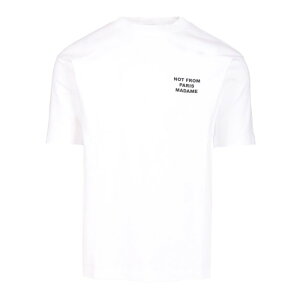 Drole De Monsieur �h���[���h���b�V�� �����Y T�V���c�E�J�b�g�\�[ PERMTS203CO002OPW Slogan T-Shirt White L 2XL M S XL XS 3XL 4XL 5XL 2XS �y���������E�֐ō��z