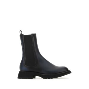 Alexander McQUEEN �A���L�T���_�[�E�}�b�N�C�[�� �����Y �u�[�c 711120WHU351160 Two-tone leather ankle boots Multicoloured 42 41 40 42.5 39 43 41.5 39.5 44 �y���������E�֐ō��z
