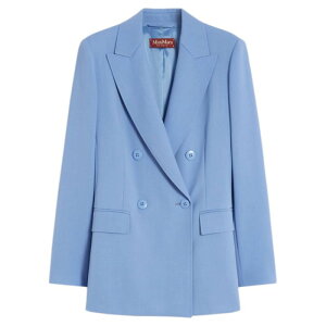Max Mara Studio �}�b�N�X�}�[�� �X�e���f�B�I ���f�B�[�X �u���U�[�E�W���P�b�g 2616041061600011 Max Mara Studio Jackets Clear Blue 38 40 42 44 �y���������E�֐ō��z