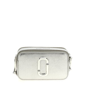 Marc Jacobs �}�[�N �W�F�C�R�u�X ���f�B�[�X �n���h�o�b�O�E�V�����_�[�o�b�O 2F3HCR056H01040 'The Metallic Snapshot' crossbody bag Silver onesize �y���������E�֐ō��z