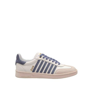 Dsquared2 fB[XNGA[h Y Xj[J[ SNM036401508193M4066 Boxer Sneakers In Leather And Suede White 40 41 42 43 44 yE֐ōz